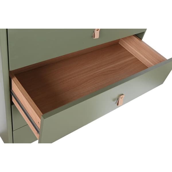 Lipasto Home ESPRIT Vihreä polypropeeni Puu MDF 80