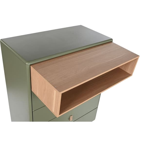 Lipasto Home ESPRIT Vihreä polypropeeni Puu MDF 80