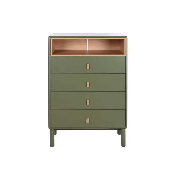 Lipasto Home ESPRIT Vihreä polypropeeni Puu MDF 80