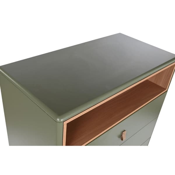 Lipasto Home ESPRIT Vihreä polypropeeni Puu MDF 80