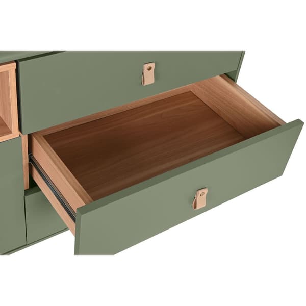 Lipasto Home ESPRIT Vihreä polypropeeni Puu MDF 12