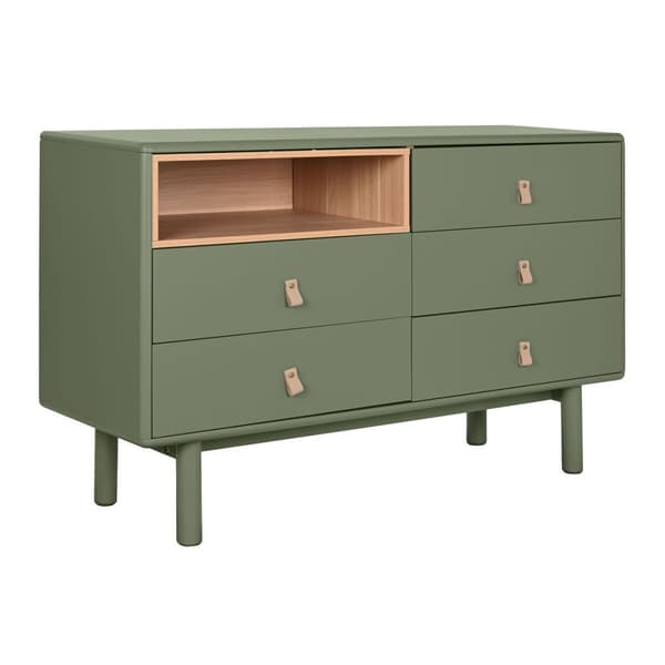 Lipasto Home ESPRIT Vihreä polypropeeni Puu MDF 12
