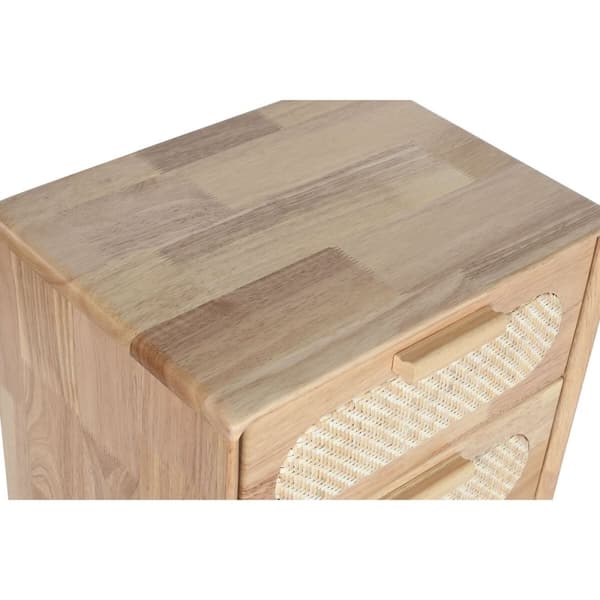 Lipasto Home ESPRIT Luonnollinen Metalli Kumipuu 40 x 30 x 78 cm