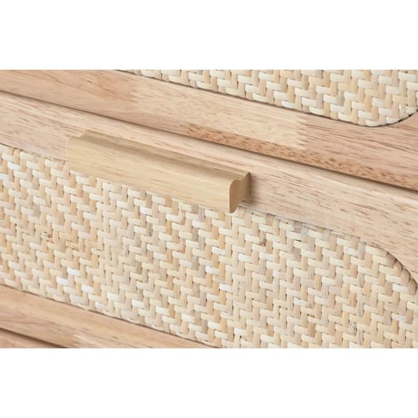 Lipasto Home ESPRIT Luonnollinen Metalli Kumipuu 40 x 30 x 78 cm