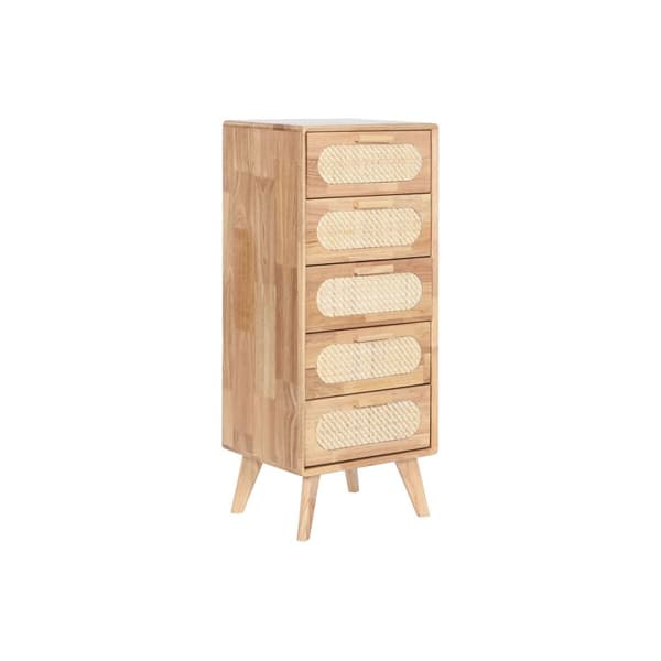 Lipasto Home ESPRIT Luonnollinen Metalli Kumipuu 40 x 30 x 78 cm