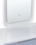 Miniatyrbilde 8 av 10: Sminkebord Hvit Produsert Treplate Treben LED-speil med oppbevaring 2 Skuffer