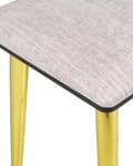 Miniatyrbilde 10 av 11: Konsollbord Svart Gull MDF 6 Skuffer LED-speil Krakk Stuemøbler Glamour Design Sminkebord