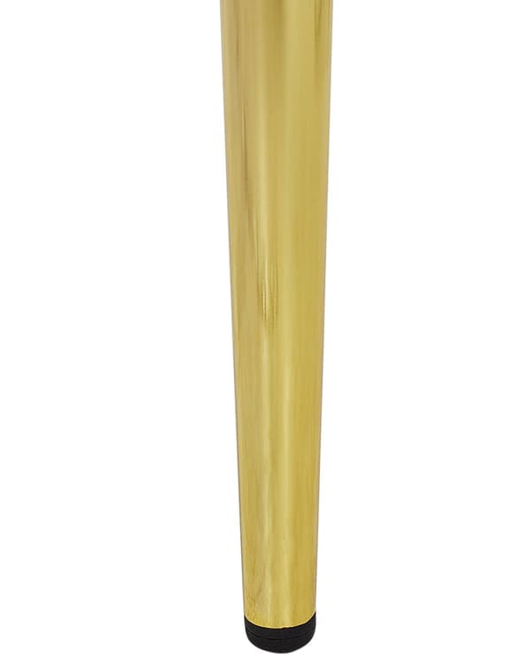Sminkebord Hvit Gull MDF 6 skuffer LED-speil Krakk Stuemøbler Glamour Design