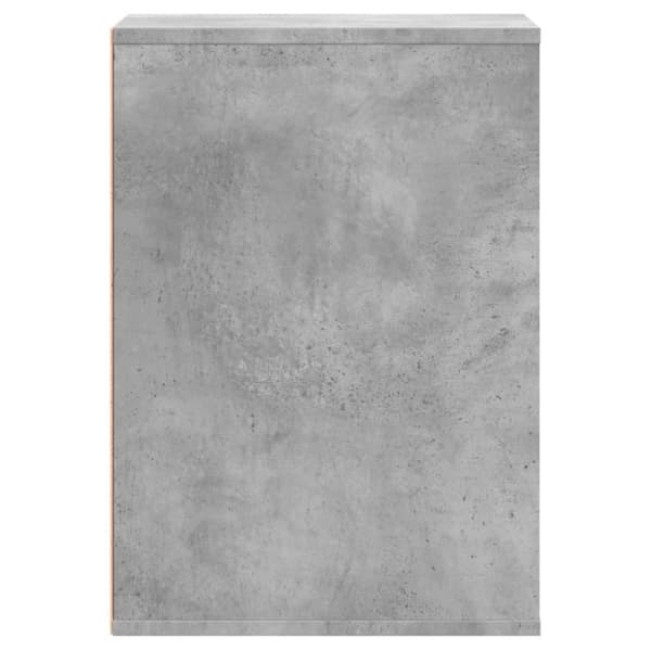 kommode til hjørne 40x41x58 cm konstrueret træ betongrå