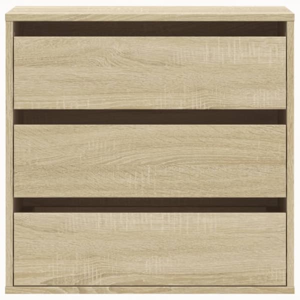kommode til hjørne 60x41x58 cm konstrueret træ sonoma-eg