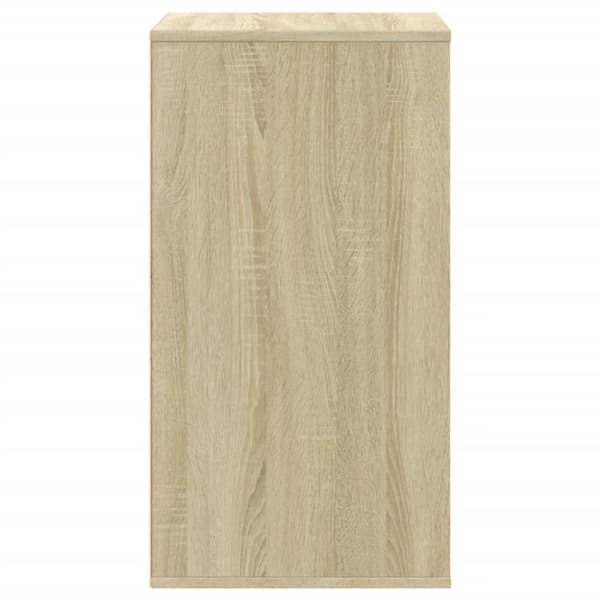 kommode til hjørne 60x41x76 cm konstrueret træ sonoma-eg