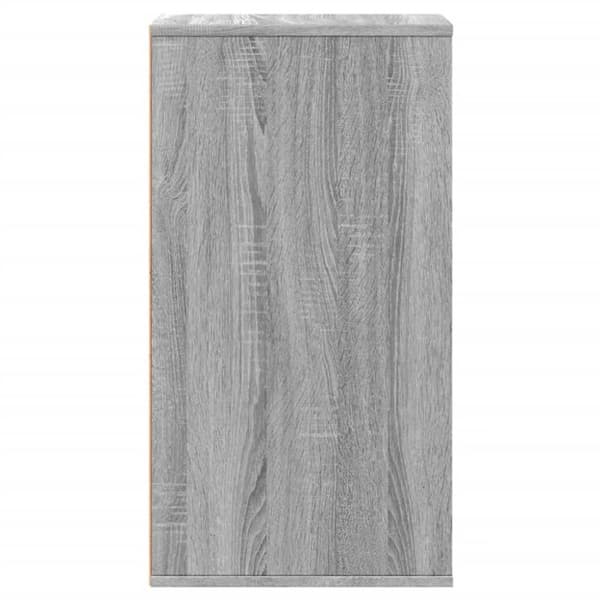 kommode til hjørne 40x41x76 cm konstrueret træ grå sonoma-eg