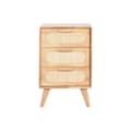 Pikkukuva 5 / 6: Lipasto Home ESPRIT Luonnollinen Metalli Kumipuu 40 x 30 x 63 cm