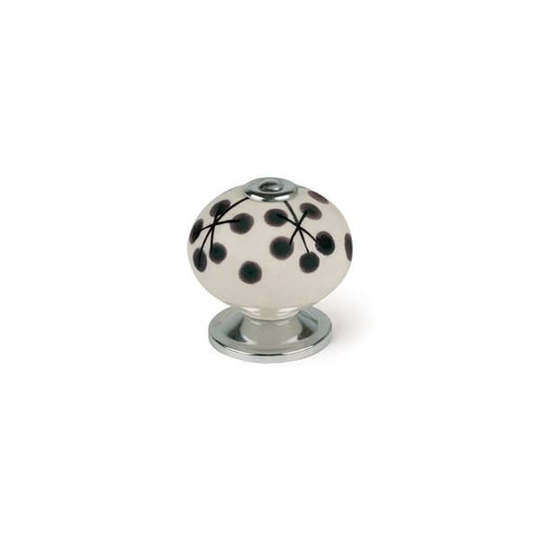Dörrhandtag Rei e506 Blå Metall Blomster Ø 40 x 36 mm 4 Delar