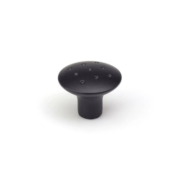 Dørhåndtag Rei e774g Sort Metal Ø 35 x 29 mm (2 enheder)
