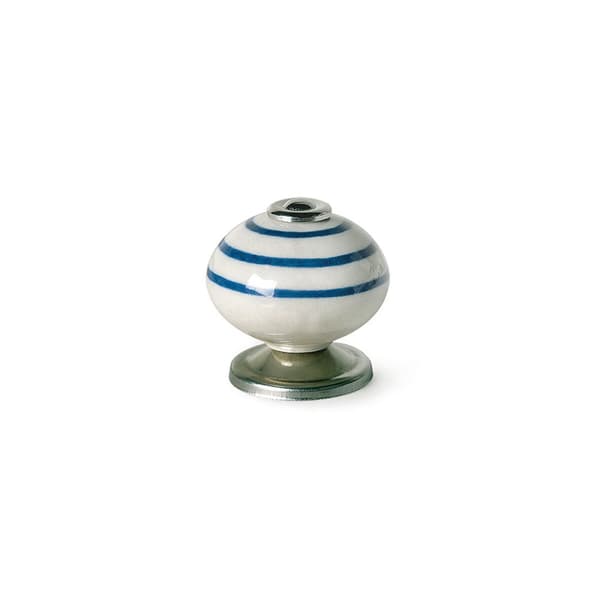 Dørhåndtag Rei e501 Blå Metal Porcelæn Ø 40 x 36 mm 4 Dele