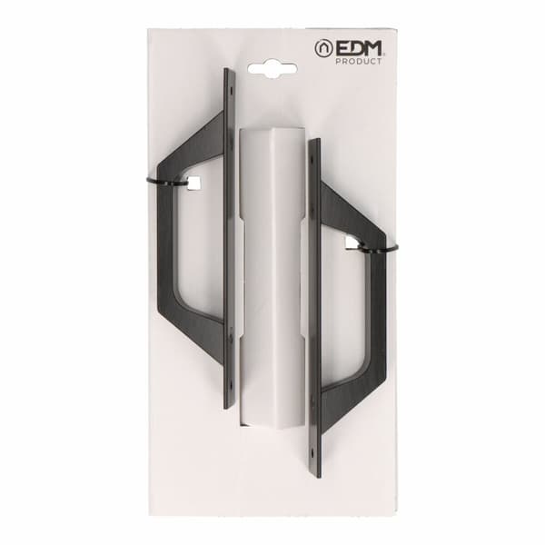 Håndtag EDM 85460 6804 Sort Aluminium Lige 200 x 25 mm (2 enheder)