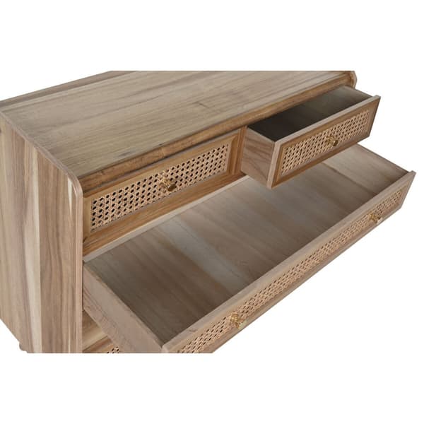 Kommode Home ESPRIT Brun Akacie Træ MDF 80 x 34 x 75 cm