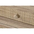 Miniatyrbillede 5 af 6: Kommode Home ESPRIT Natur Spanskrør Paulonia træ 40 x 30 x 104 cm