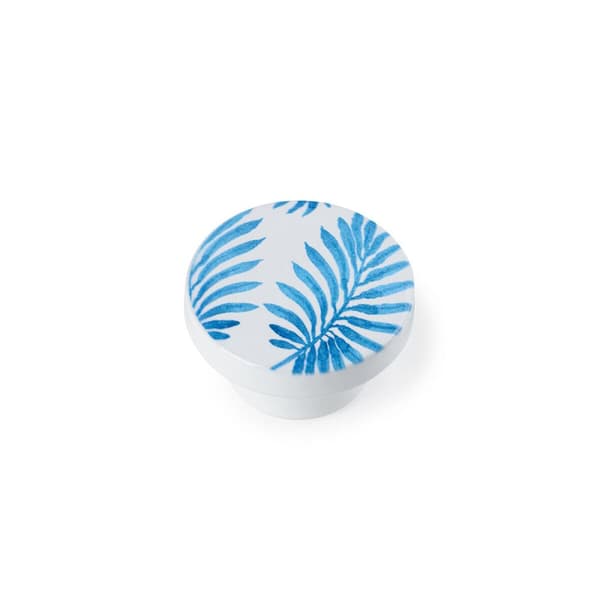 Dørhåndtak Rei e295 Blå bøktre Ø 40 x 22 mm (2 enheter)
