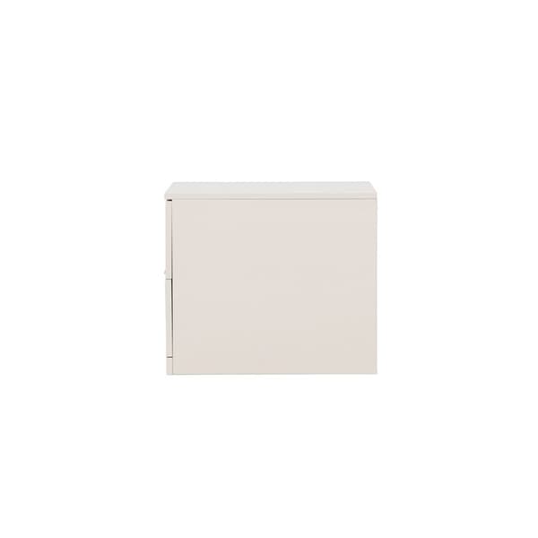 Nice kommode 2 skuffer beige.