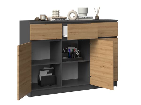 Malwa 3D3S ANTHRACITE ARTISAN lipasto
