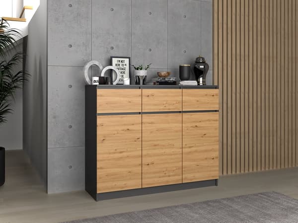 Malwa 3D3S ANTHRACITE ARTISAN lipasto