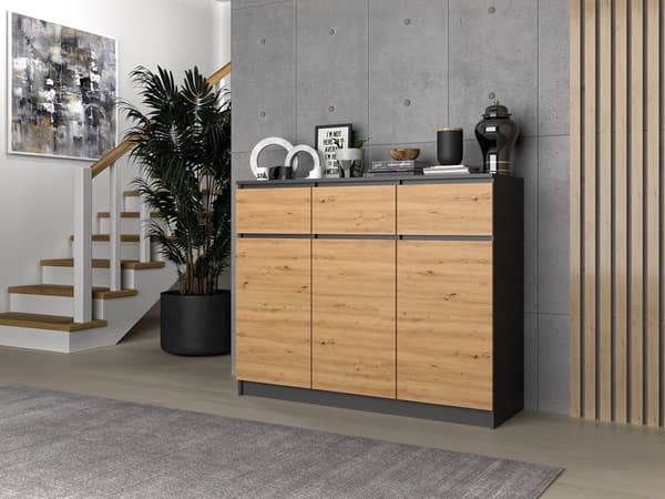 Malwa 3D3S ANTHRACITE ARTISAN lipasto