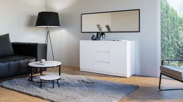 COSTA 1D3S/2D3S lipasto, VALKOINEN