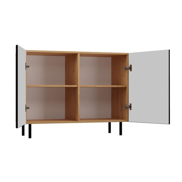 KAMA 2D SLIM ARTISAN byrå, SVART