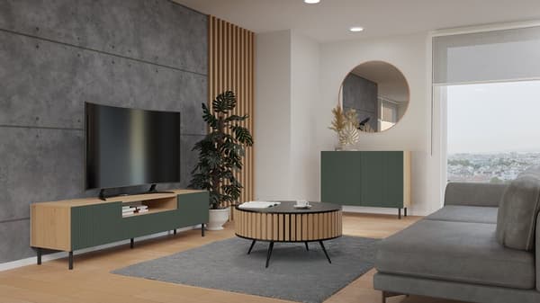 KAMA 2D SLIM ARTISAN GRØN kommode