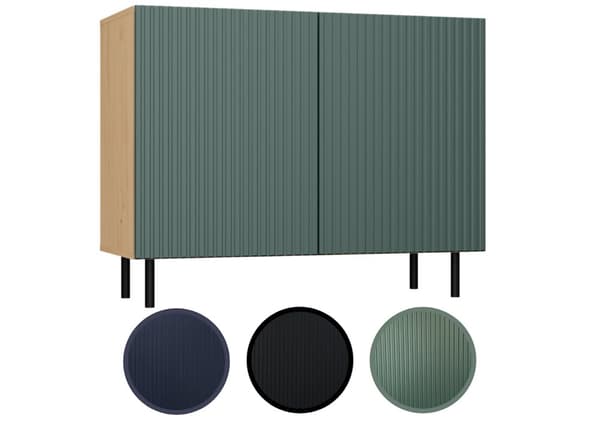 KAMA 2D SLIM ARTISAN GRØN kommode