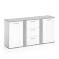Miniatyrbild 1 av 6: Vicco NOVELLI skänk Highboard Vit betongskänk Garderob 2-dörrars skänk