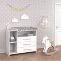 Miniatyrbild 4 av 6: VICCO OSKAR skötbyrå, sköthylla, babymöbler, byrå, skötbord
