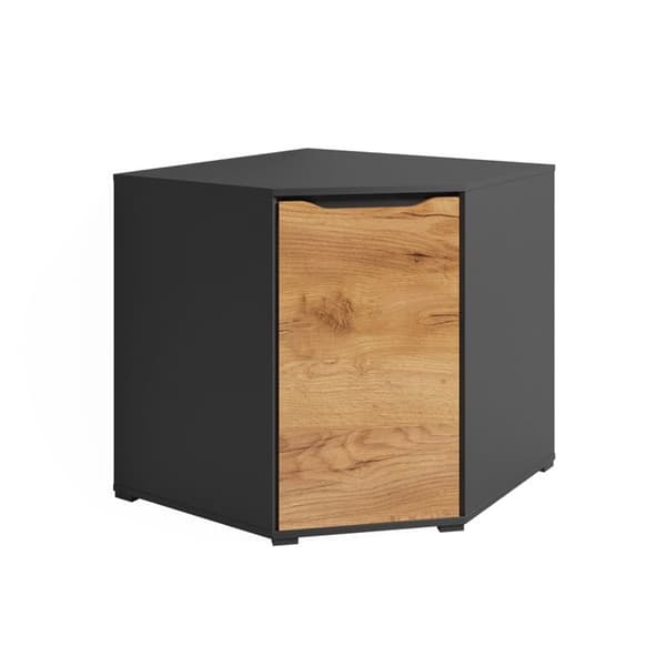 Sideboard Ruben, 78 x 76,6 cm med dörrar, antracit, Vicco