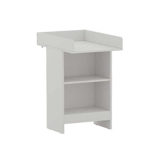 Oskar Store Mona skötbord, Vit, 60 x 103,5 cm med skötunderlägg