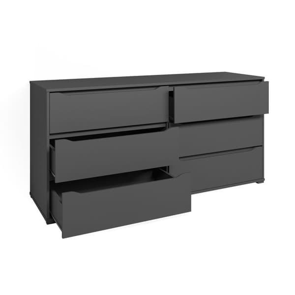 Vicco byrå med Ruben lådor, antracit, 160,2 x 77,6 cm