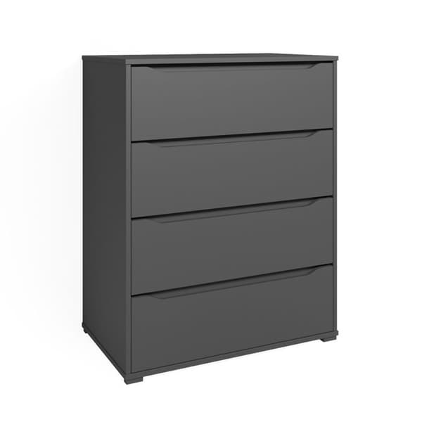 Vicco byrå med lådor Ruben, antracit, 80,2 x 101,6 cm med 4 lådor