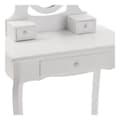 Pikkukuva 2 / 4: Pukeutumispöytä Versa Peili Puu MDF (40 x 129,5 x 70 cm)