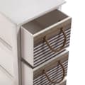 Miniatyrbillede 3 af 3: Kommode Versa Tabo Tekstil Paulonia træ 32 x 81 x 26 cm