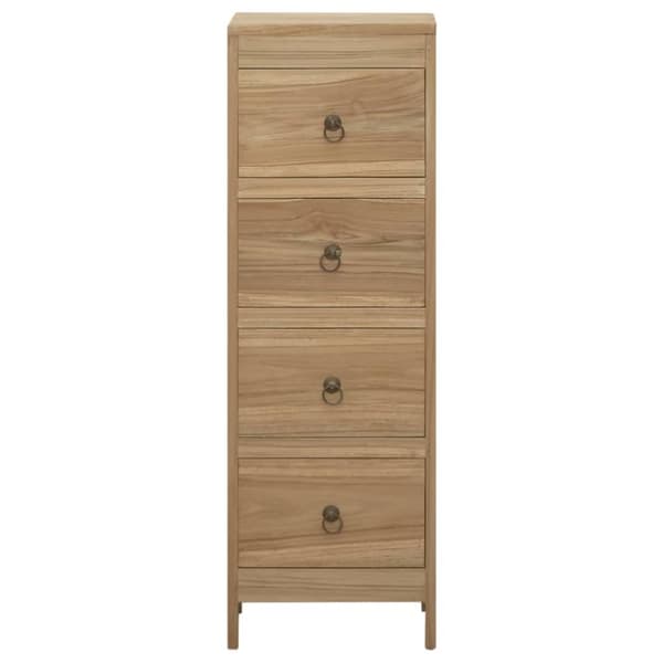 Byrå 30x30x90 cm massiv teak
