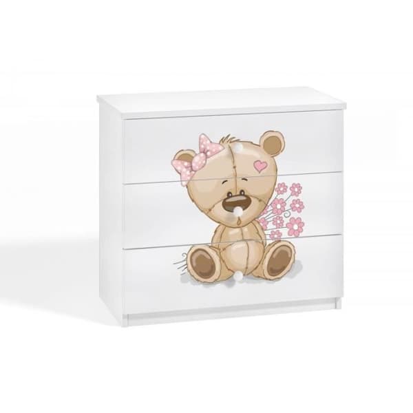 Kocot Kids Babydreams byrå med vit blomma - 5903282036949