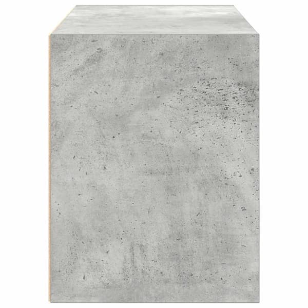 skab med 2 skuffer 60x31x40 cm konstrueret træ betongrå