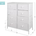 Miniatyrbild 4 av 6: Kommod Max Home Vit 80 x 81 x 30 cm