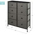 Miniatyrbilde 4 av 6: Kommode Max Home Grå Marmor 80 x 81 x 30 cm