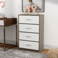 Miniatyrbilde 2 av 6: Kommode Max Home Hvit Grå Moderne 58 x 91 x 30 cm
