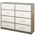 Miniatyrbilde 1 av 6: Kommode Max Home Hvit Grå Moderne 114 x 92 x 30 cm