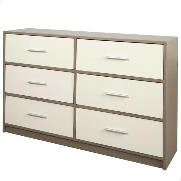 Kommode Max Home Hvit Grå Moderne 114 x 70 x 30 cm