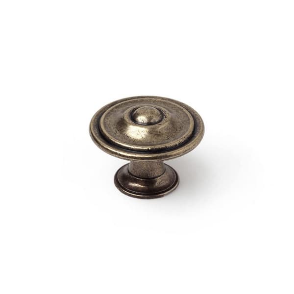 Dörrhandtag Rei Metall Utsliten Ø 35 x 26 mm Rund Antikbehandlad 4 Delar