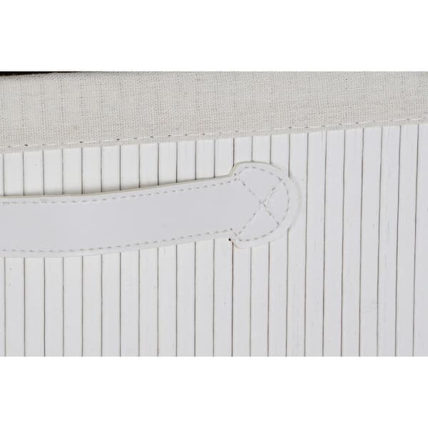 Byrå DKD Home Decor Vit Bambu Paulowniaträ 42 x 32 x 81 cm